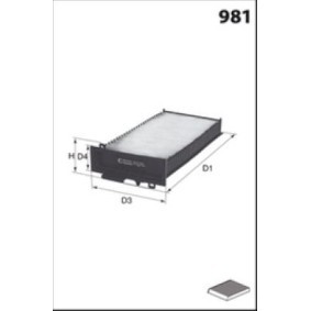 Innenraumfilter HB334C von MISFAT günstig für 45,11 € online kaufen