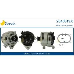 Lichtmaschine 2010305.0 von SANDO günstig für 238,96 € online kaufen