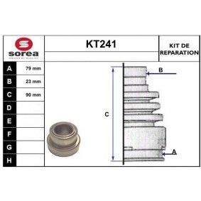 Faltenbalgsatz, Antriebswelle KT241 von SERA günstig für 18,06 € online kaufen