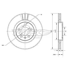 Bremsscheibe TX 70-09 von TOMEX brakes günstig für 37,41 € online kaufen