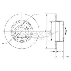 Bremsscheibe von TOMEX brakes