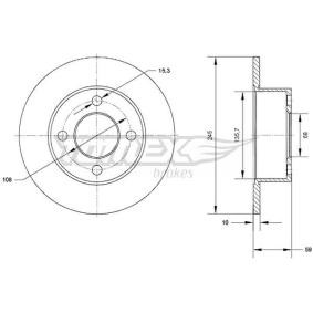 Bremsscheibe für AUDI von TOMEX brakes