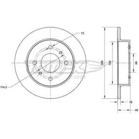 Bremsscheibe für NISSAN von TOMEX brakes