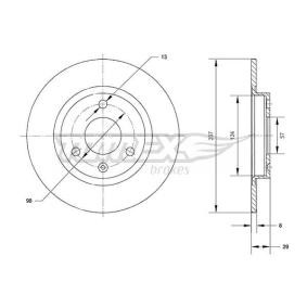 Compre Disco de travão da TOMEX brakes TX 70-86 a um preço baixo por 18,56 €