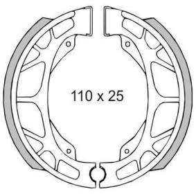 Köp Bromsbelägg, trumbroms av RMS 22 512 0091 till det låga priset 132,26 kr