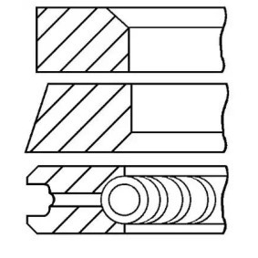 Kjøp Stempelringsett av GOETZE ENGINE 08-422300-00 til den lave prisen 256,12 NOK