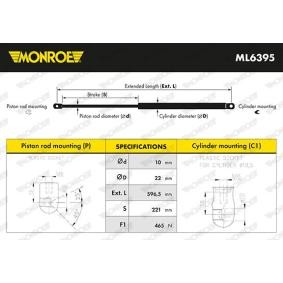 Køb Bagklapsdæmper af MONROE ML6395 til den lave pris 225,21 DKK