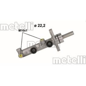 Achetez des Maître-cylindre de frein METELLI 05-1126 à prix pour 97,88 €