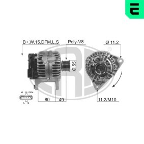 Lichtmaschine für IVECO von ERA