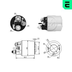 Osta ERA Startin solenoidi netistä C3 Pluriel (HB_)-mallille edulliseen hintaan