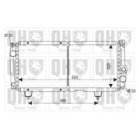 Compre Radiador de QUINTON HAZELL online para SAMBA Descapotable (51E) a precios moderados