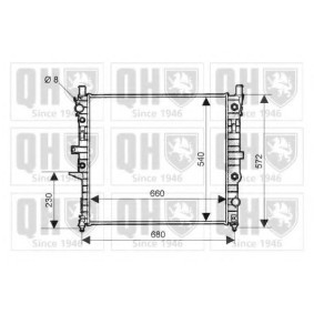 Kühler, Motorkühlung QER1952 von QUINTON HAZELL günstig für 472,07 € online kaufen