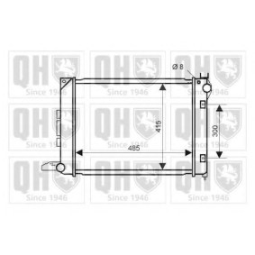 Kühler, Motorkühlung QER2218 von QUINTON HAZELL günstig für 311,95 € online kaufen
