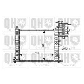 Kühler, Motorkühlung QER2237 von QUINTON HAZELL günstig für 404,24 € online kaufen