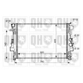 Kühler, Motorkühlung QER2251 von QUINTON HAZELL günstig für 124,92 € online kaufen