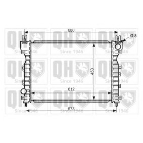 Kühler, Motorkühlung QER2422 von QUINTON HAZELL günstig für 311,95 € online kaufen