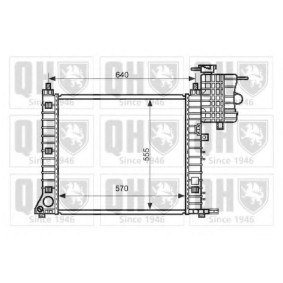 Kühler, Motorkühlung QER2426 von QUINTON HAZELL günstig für 408,24 € online kaufen