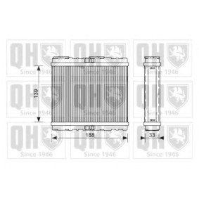 Acquista Radiatore riscaldamento da QUINTON HAZELL online per SUNNY II Hatchback (N13) a prezzi moderati