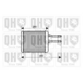 Compre Permutador de calor, aquecimento do habitáculo da QUINTON HAZELL QHR2161 a um preço baixo por 106,73 €