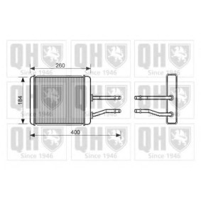 Compre Permutador de calor, aquecimento do habitáculo da QUINTON HAZELL QHR2162 a um preço baixo por 111,79 €