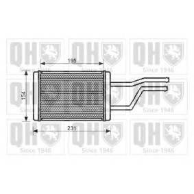 Compre Permutador de calor, aquecimento do habitáculo da QUINTON HAZELL QHR2227 a um preço baixo por 312,35 €