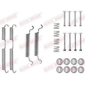 Köp Monteringssats, bromsbackar av QUICK BRAKE 105-0513 till det låga priset 234,77 kr