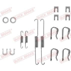 Comprar Juego de accesorios, zapatas de freno de QUICK BRAKE 105-0549 a bajo precio de 9,55 €