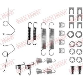Compre Kit de accesorios de las zapatas de freno de QUICK BRAKE online para ARENA Furgón (TB, TF) a precios moderados