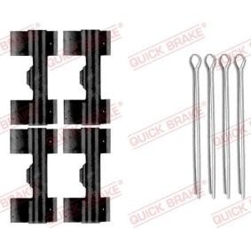 Achetez des Kit d'accessoires, plaquette de frein à disque QUICK BRAKE 109-0009 à prix pour 7,12 €