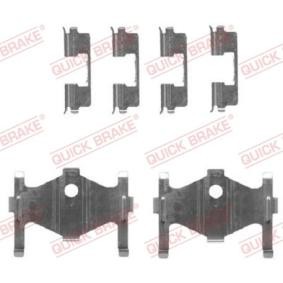 Compre Kit de acessórios, pastilhas de travão da QUICK BRAKE 109-1710 a um preço baixo por 6,17 €