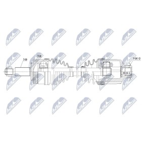 Antriebswelle NPW-KA-342 KIA von NTY