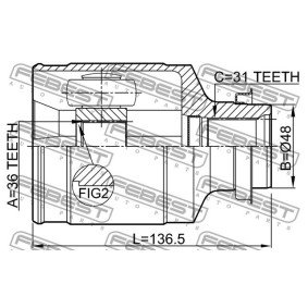 Gelenksatz, Antriebswelle NPW-MZ-046
