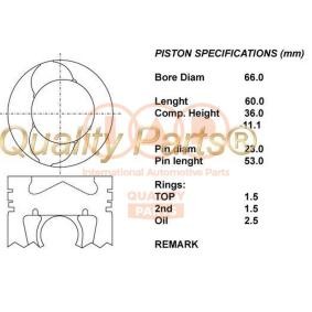 Compre Êmbolo da IAP QUALITY PARTS 100-00103 a um preço baixo por 483,48 €