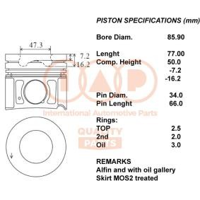 Kolben 100-07007 von IAP QUALITY PARTS günstig für 669,85 € online kaufen