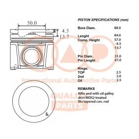 Kolben 100-07078 von IAP QUALITY PARTS günstig für 486,77 € online kaufen