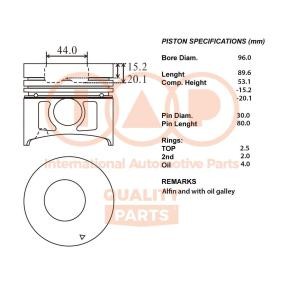 Kolben 100-11055 von IAP QUALITY PARTS günstig für 457,79 € online kaufen