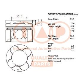 Comprar Pistón de IAP QUALITY PARTS 100-12109 a bajo precio de 776,84 €