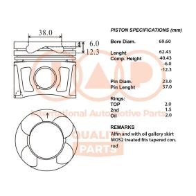 Kolben 100-16074 von IAP QUALITY PARTS günstig für 418,05 € online kaufen