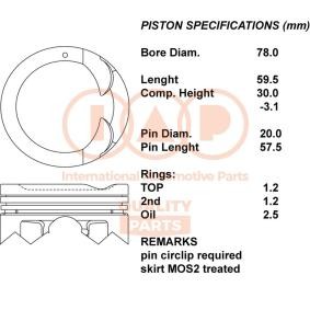 Kolben 100-16100 von IAP QUALITY PARTS günstig für 423,24 € online kaufen