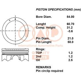 Kolben 100-16158 von IAP QUALITY PARTS günstig für 389,75 € online kaufen