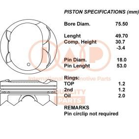 Kolben 100-17005 von IAP QUALITY PARTS günstig für 293,55 € online kaufen