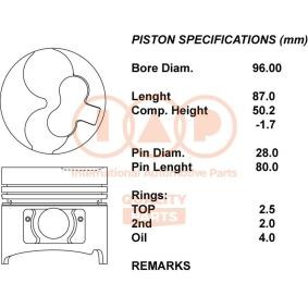 Comprar Pistón de IAP QUALITY PARTS 100-17198 a bajo precio de 641,45 €