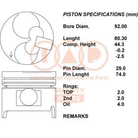 Kolben 100-20063 von IAP QUALITY PARTS günstig für 145,70 € online kaufen