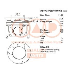 Kolben 100-21083 von IAP QUALITY PARTS günstig für 527,17 € online kaufen