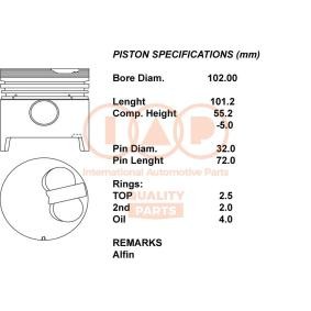Kolben 101-17030 von IAP QUALITY PARTS günstig für 339,48 € online kaufen