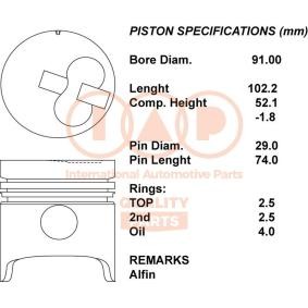 Kolben 101-17040 von IAP QUALITY PARTS günstig für 330,24 € online kaufen