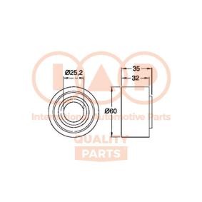 Spannrolle, Zahnriemen von IAP QUALITY PARTS