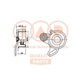 Spannrolle, Zahnriemen von IAP QUALITY PARTS