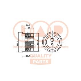 Spannrolle, Zahnriemen für HYUNDAI von IAP QUALITY PARTS
