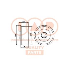 Spannrolle, Zahnriemen 127-13080 von IAP QUALITY PARTS günstig für 71,83 € online kaufen